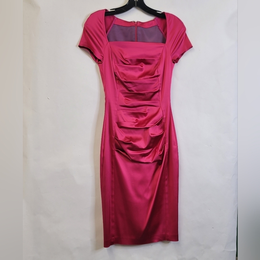 Talbot Runhof cinch body con Dress